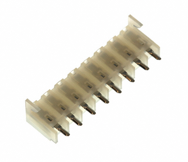 8 Position Receptacle Connector 0.200 (5.08mm) Through Hole Tin